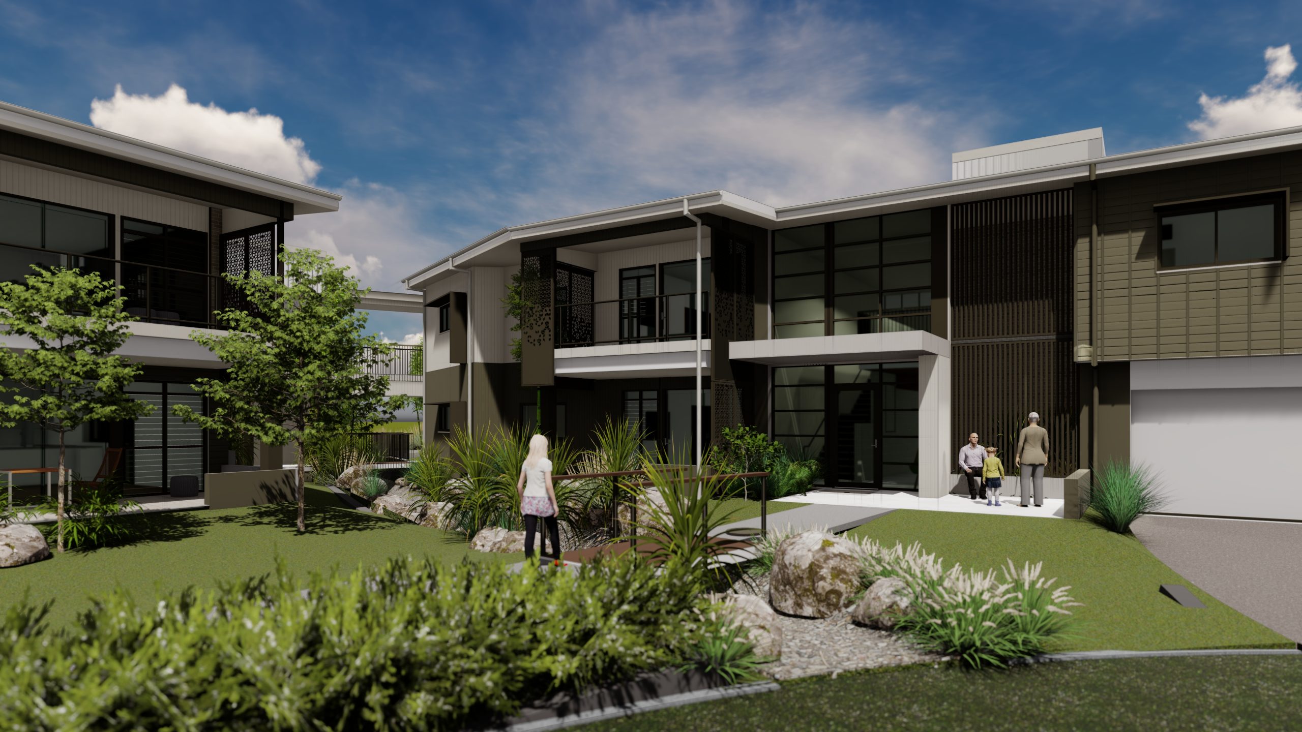 Assisi Apartment at Crowley concept image of northern entry